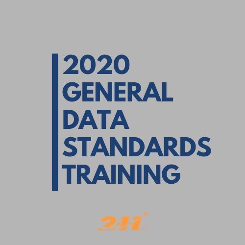 2020 General Data Standards Training