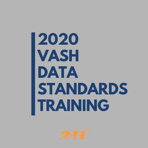 2020 VASH Data Standards Training