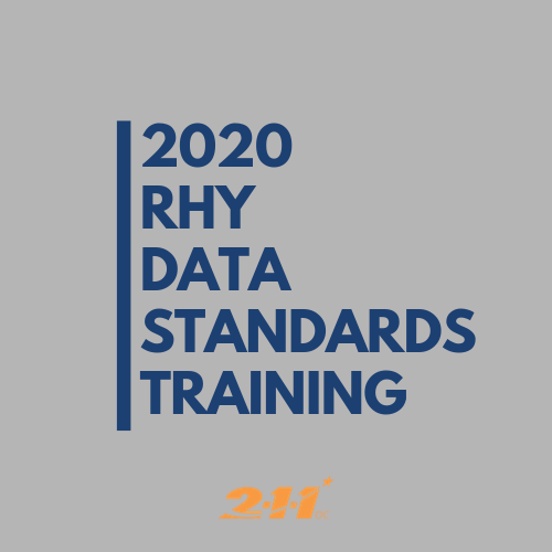 2020 RHY Data Standards Training