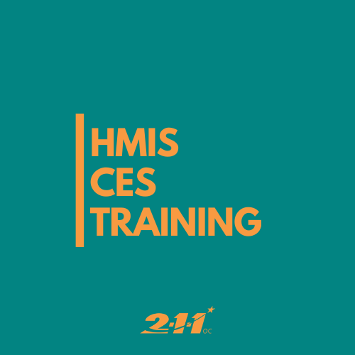 HMIS Coordinated Entry System (CES) Training